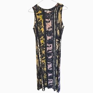 Ankle length multicolored sun dress